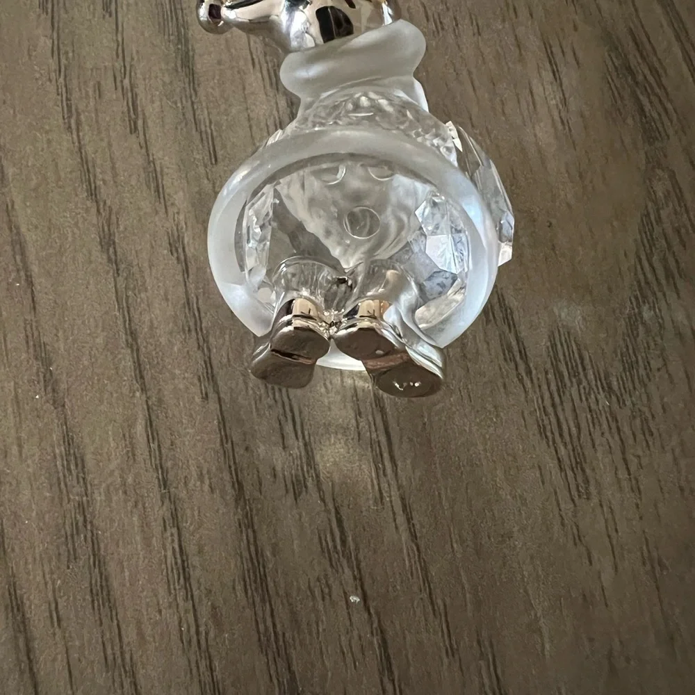 Swarovski Crystal Santa Claus Gold Ornament Retired